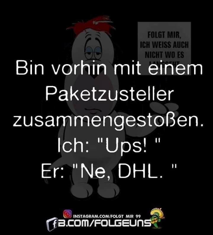 der Paketzusteller - kurier, doręczyciel paczek