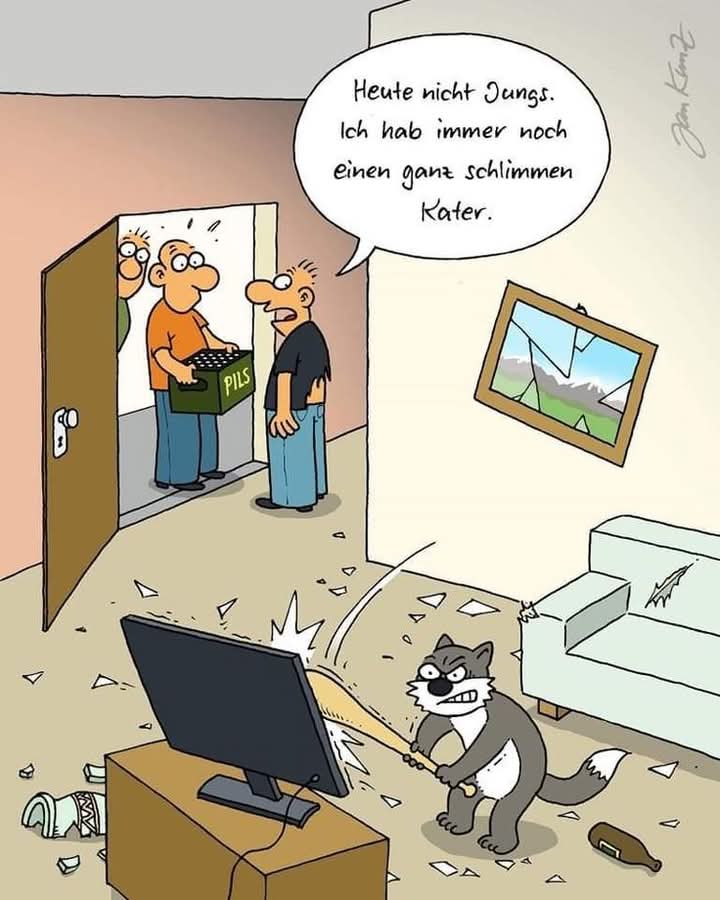 schlimm - zły, fatalny, feralny, źle, fatalnie