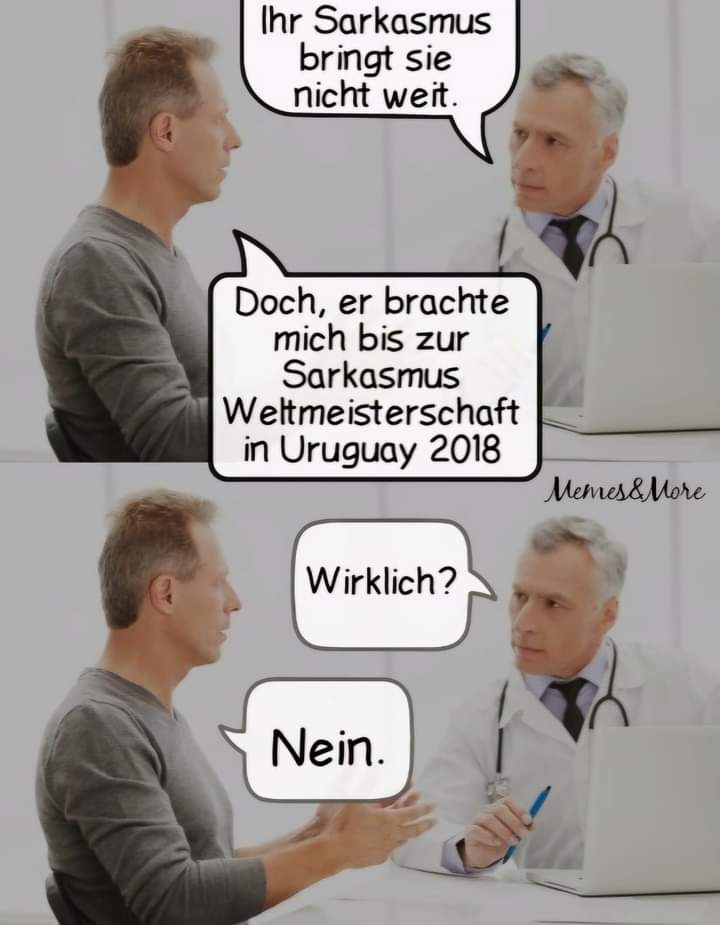 der Sarkasmus - sarkazm
