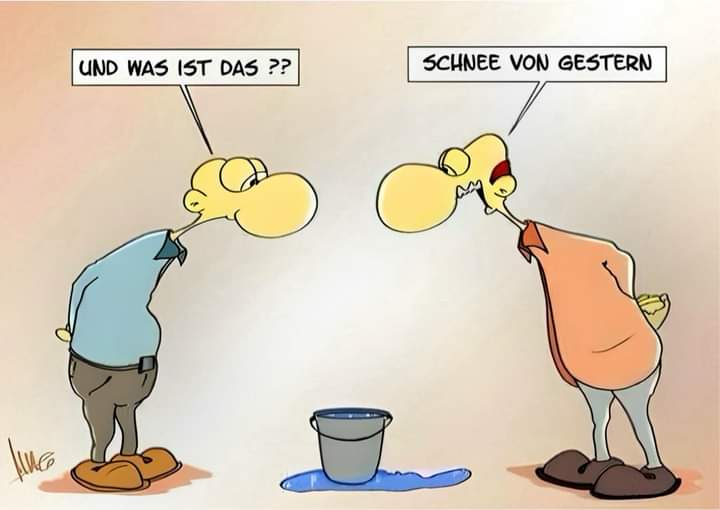 gestern - wczoraj
