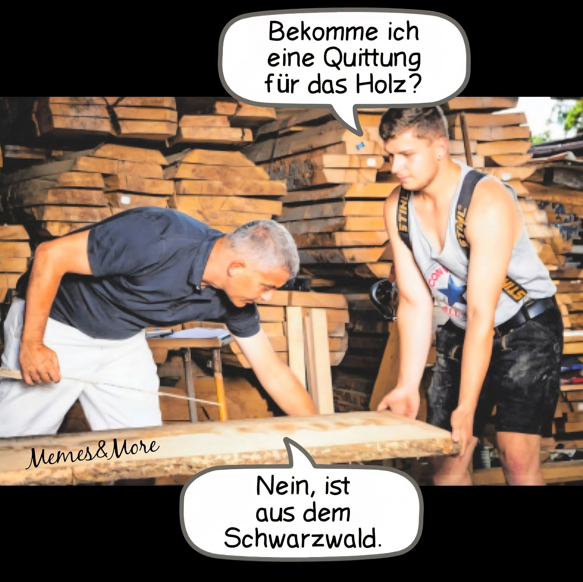 das Holz - drewno, drzewo