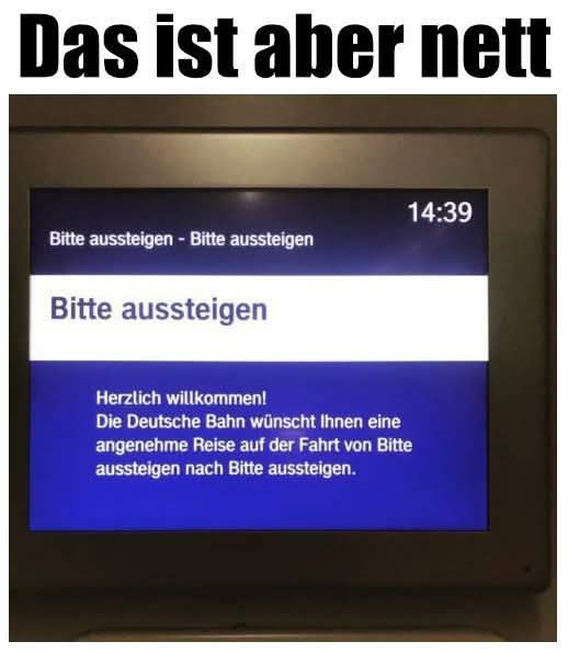 aussteigen