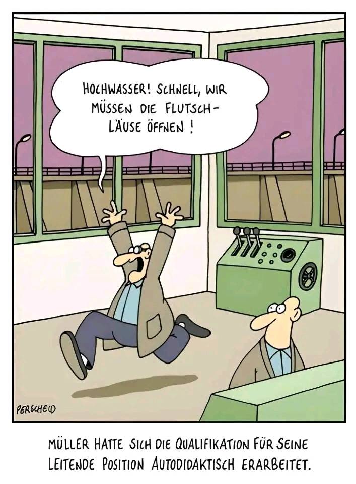 das Hochwasser - powódź, wysoki stan wody