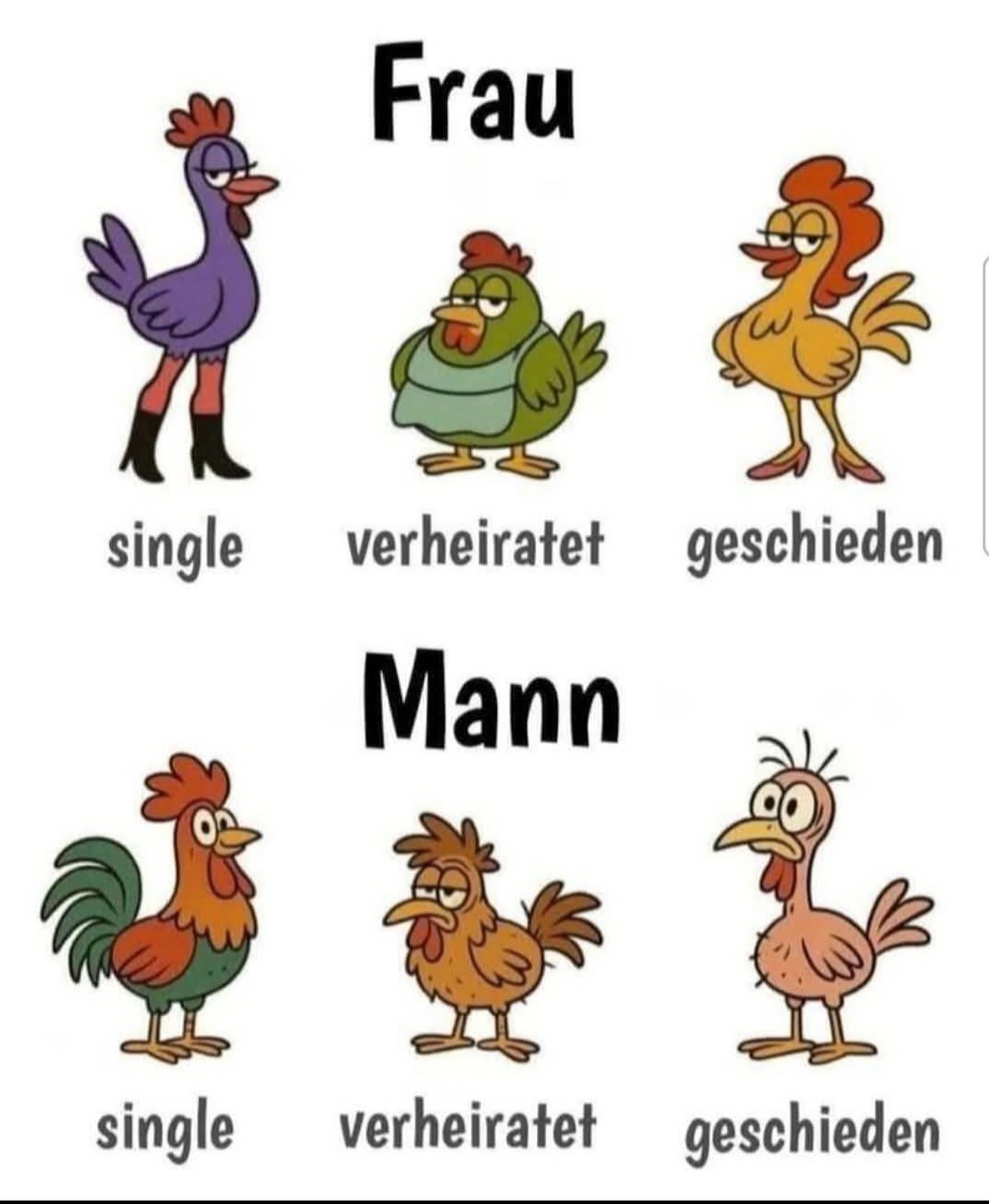 geschieden - rozwiedziony